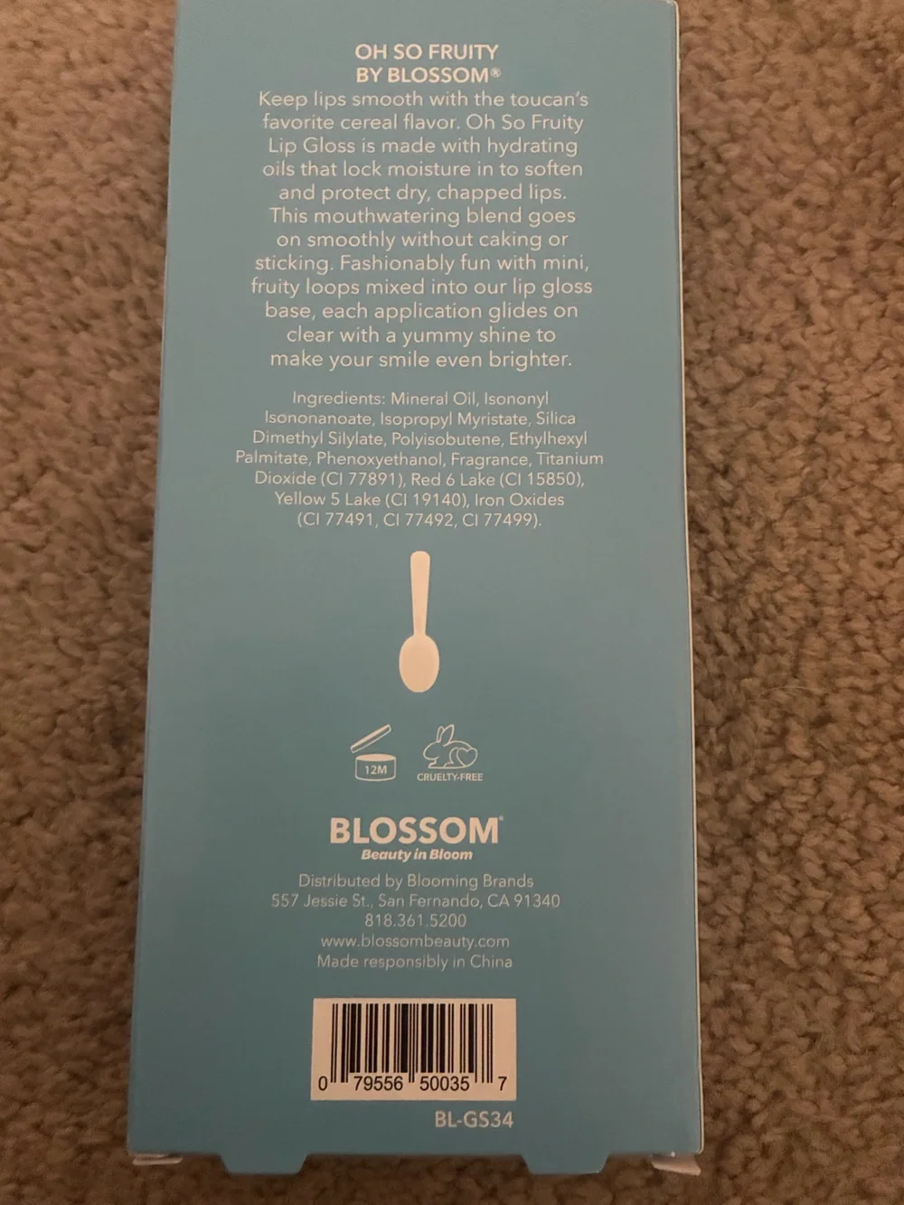 Clear Cereal-Flavored Lip Balm